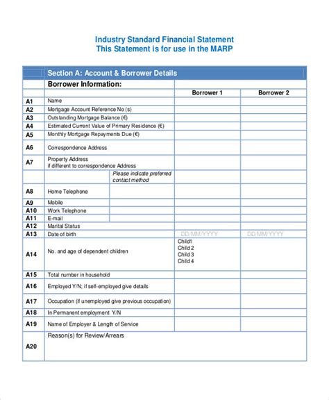 bank financial bank statement